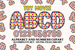 Sheriff Toy Alphabet PNG Clip Art, toy movie letters doodle Product Image 1