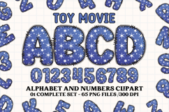 Sheriff Toy Alphabet PNG Clip Art, toy movie letters doodle Product Image 1