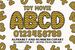 Sheriff Toy Alphabet PNG Clip Art, toy movie letters doodle Product Image 1