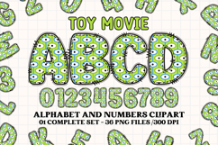Sheriff Toy Alphabet PNG Clip Art, toy movie letters doodle Product Image 1