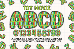 Sheriff Toy Alphabet PNG Clip Art, toy movie letters doodle Product Image 1