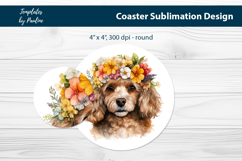 Toy Poodle keychain design