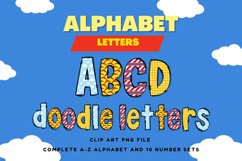 Toys Movies Doodle Alphabet Boy Kids Nursery Decorate Letter Product Image 1