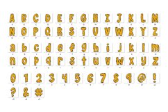Toys Movies Doodle Alphabet Boy Kids Nursery Decorate Letter Product Image 3