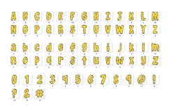 Toys Movies Doodle Alphabet Boy Kids Nursery Decorate Letter Product Image 5