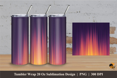 Purple Gradient Tumbler Wrap Sublimation Designs 2 Product Image 1