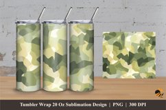 Camouflage Tumbler Wrap Sublimation Designs 3 Product Image 1