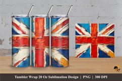 Pride Flag Tumbler Wrap Sublimation Design 3 Product Image 1