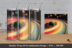 Fantasy Planets Tumbler Wrap Sublimation Designs 3 Product Image 1