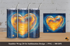 Power of Love Tumbler Wrap Sublimation Designs 3 Product Image 1