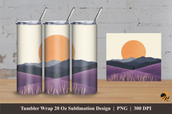 Minimalist Illustration Tumbler Wrap Sublimation Designs 3 Product Image 1