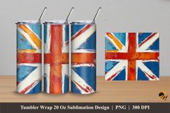 Pride Flag Tumbler Wrap Sublimation Design 4 Product Image 1