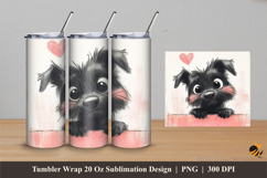 Funny Dog Tumbler Wrap Sublimation Designs 4 Product Image 1
