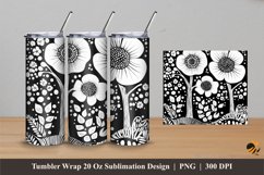 African Pattern Tumbler Wrap Sublimation Designs 4 Product Image 1