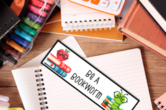 Bookmark, Printable Bookworm Bookmark Set for Students Product Image 5