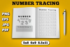 Amazon kdp number tracing interior for kindle publisher Product Image 1