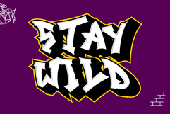 Track Junk - A Sharp Layered Graffiti Style Font Product Image 2