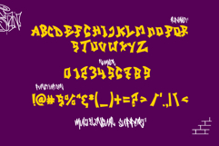 Track Junk | Shadowed Graffiti Webfont for Urban Impact Product Image 7