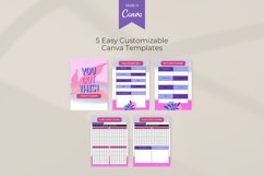 Anxiety Tracker Log Book Canva Template Product Image 3