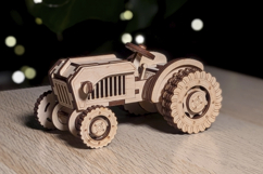 Tractor - Laser Cut File, SVG plan for laser machines Product Image 9