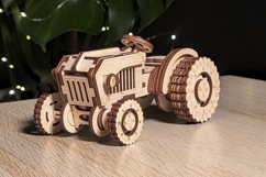 Tractor - Laser Cut File, SVG plan for laser machines Product Image 6