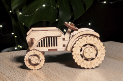 Tractor - Laser Cut File, SVG plan for laser machines Product Image 3