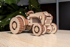 Tractor - Laser Cut File, SVG plan for laser machines Product Image 8