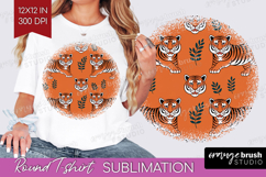 Traditional Tattoo Round Tshirt Background - Tattoo PNG Product Image 1