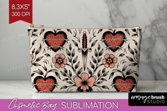 Traditional Tattoo Cosmetic Bag - Tattoo Makeup Bag PNG Product Image 1