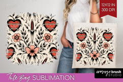 Traditional Tattoo Tote Bag - Tattoo Tote Bag PNG Product Image 1