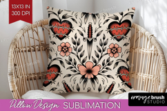 Traditional Tattoo Pillow Sublimation - Tattoo Pillow Cover Product Image 1
