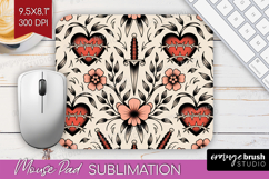 Traditional Tattoo Mouse Pad Sublimation - Tattoo Mousepad Product Image 1