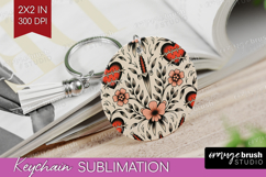 Traditional Tattoo Keychain PNG - Tattoo Keychain Product Image 1