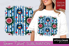 Traditional Tattoo Square Tshirt Background - Tattoo PNG Product Image 1