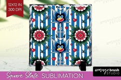 Traditional Tattoo Slate PNG - Tattoo Square Slate Product Image 1