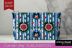 Traditional Tattoo Cosmetic Bag - Tattoo Makeup Bag PNG Product Image 1