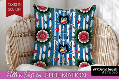 Traditional Tattoo Pillow Sublimation - Tattoo Pillow Cover Product Image 1
