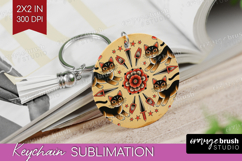 Traditional Tattoo Keychain PNG - Tattoo Keychain Product Image 1