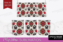 Traditional Tattoo Mug Wrap - Tattoo Mug PNG Sublimation Product Image 1