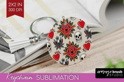 Traditional Tattoo Keychain PNG - Tattoo Keychain Product Image 1