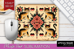 Traditional Tattoo Mouse Pad Sublimation - Tattoo Mousepad Product Image 1