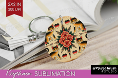 Traditional Tattoo Keychain PNG - Tattoo Keychain Product Image 1