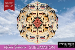 Traditional Tattoo Wind Spinner Sublimation PNG - Tattoo Product Image 1