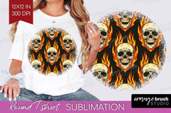 Traditional Tattoo Round Tshirt Background - Tattoo PNG Product Image 1