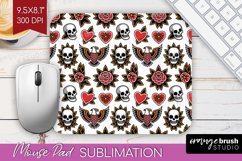 Traditional Tattoo Mouse Pad Sublimation - Tattoo Mousepad Product Image 1