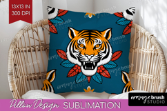 Traditional Tattoo Pillow Sublimation - Tattoo Pillow Cover Product Image 1