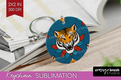 Traditional Tattoo Keychain PNG - Tattoo Keychain Product Image 1