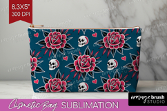 Traditional Tattoo Cosmetic Bag - Tattoo Makeup Bag PNG Product Image 1