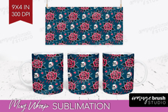 Traditional Tattoo Mug Wrap - Tattoo Mug PNG Sublimation Product Image 1