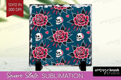Traditional Tattoo Slate PNG - Tattoo Square Slate Product Image 1